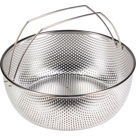 Casa collection cestello acciaio inox con manico 22x10 cm