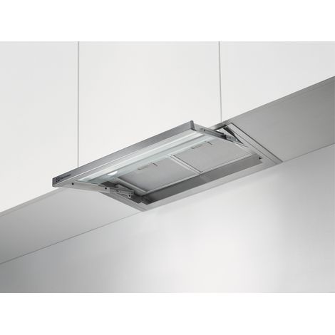 Electrolux LFP326X Cappa LedLights 60 cm. Potenza massima di estrazione: 400 m³/h, Tipo di estrazione: Aspirante/Filtrante, Classe di efficienza dinamica del fluido: E. Tipo: Semintegrato (semincas... (1/5)
