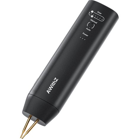Appareil de soudure par points portable double impulsion, batterie lithium-ion, machine à souder pour feuille de nickel bricolage, 11 vitesses réglables, mode auto et manuel, indicateur de charge et a (1/3)