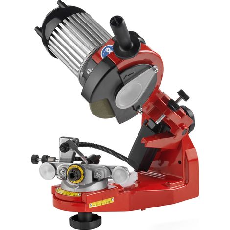 Affûteuse de chaîne pour tronçonneuse – Système hydraulique de serrage automatique – Meules 145X22mm pour affûtage précis – Tecomec