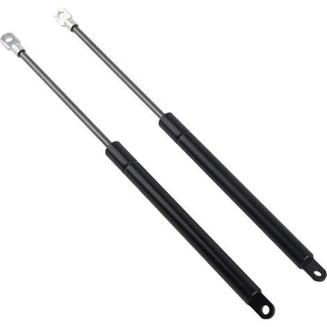 Barre hydraulique robuste – Pour portes d'armoires, fenêtres de camping-car et plus encore – 34 cm, acier au carbone, noir, 1 pièce (1/5)