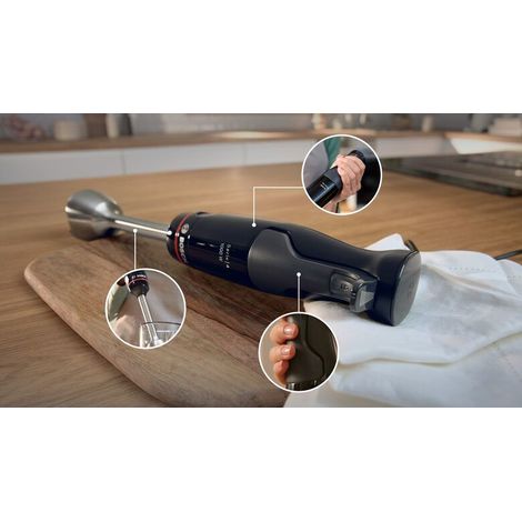 Bosch Serie 4 MSM4B610 frullatore 0,6 L Frullatore ad immersione 1000 W Antracite, Nero (1/5)