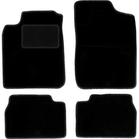 Tapis en velours noir pour : Daihatsu Charade à hayon (1994-2000) (1/5)