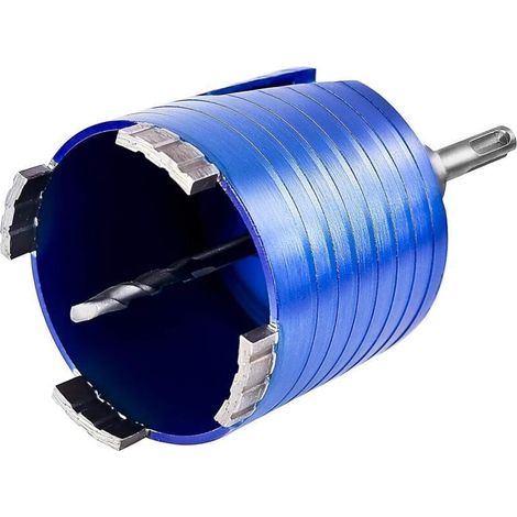 Scie Cloche Trepan Béton ARMÉ Couronne diamant Carotteuse + Adaptateur SDS-plus M16 + Forets 8x120mm + cale d'extraction (68 mm) (1/5)