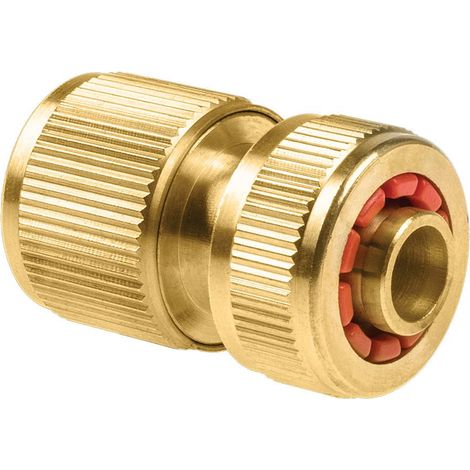Cellfast Schnellkupplung für Schlauch 1/2" aus legiertem Messing (Karton/Messing) (1/2)