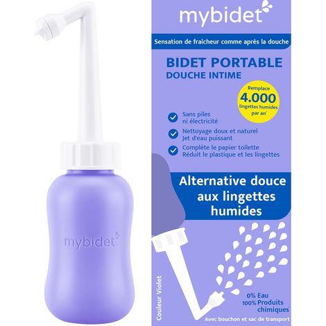 Bidet Portable - 1 Unité - Plastique Souple - Hygiène Intime Précise - Post Partum et Voyage - Compact et Discret (1/5)
