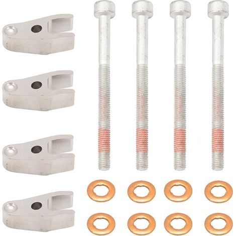 Lot de 4 porte-injecteurs de carburant 6110170139 pour W202 W203 W204 W164 W169 W639 Sprinter 906 W903, support de buse d'injection vis cylindrique A6110170139 (1/5)