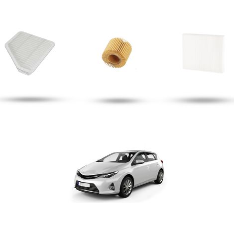 Kit tagliando 3 filtri compatibile con Toyota Auris II (E180) 2.0 D-4D 91kw Dal 2012 (1/5)