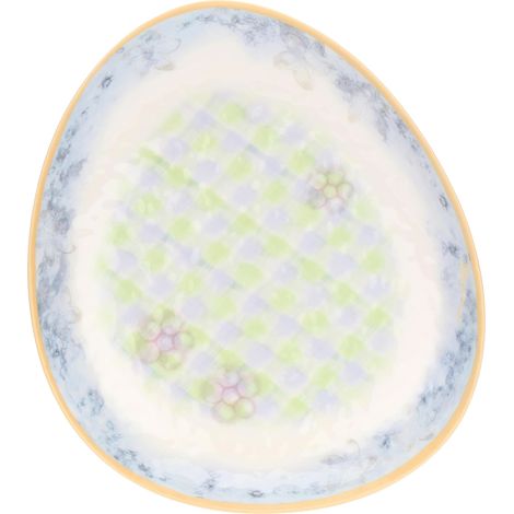 Assiette de service, mélamine, collection jardin de printemps, 34,5 x 30 x 4,8 cm h (1/3)