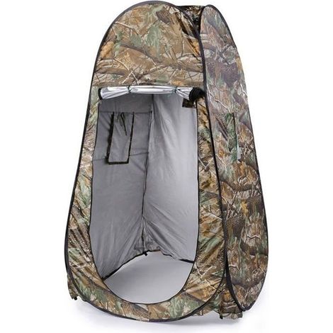 Tenda doccia pop-up per campeggio, pesca e spiaggia - WC Folle con borsa - Verde (1/4)