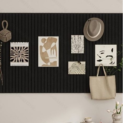 Tablero de anuncios grande，tablero decorativo de fieltro，0,9 cm de grosor，tablero de fotos para paredes de escuela，60 x 40 cm (1/5)