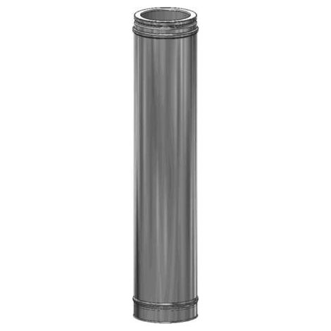SUPER ICS Rettilineo H1000 mm - Diam. Int. 130 mm - Diam. Est. 180 mm - Spessore Isolam. mm 25 - Peso 7,68 kg 117623