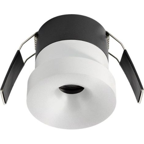Faretto incasso gea led gfa1710 led ip44 alluminio bianco cartongesso