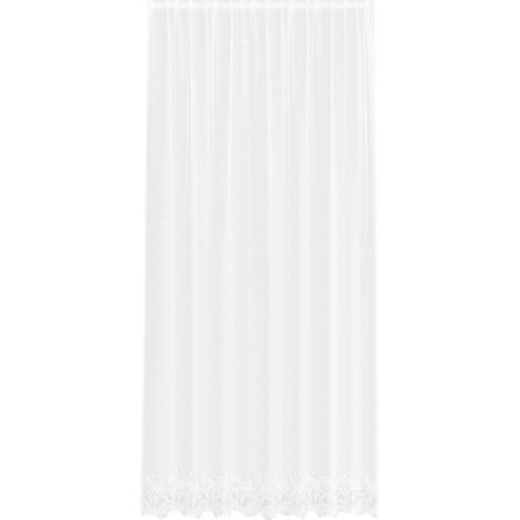 Maison Exclusive - Tenda in Pizzo con tende Bianco 280 x 200 cm Poliestere