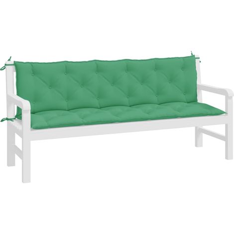 INLIFE Coussin de balancelle Vert 180 cm Tissu (1/5)