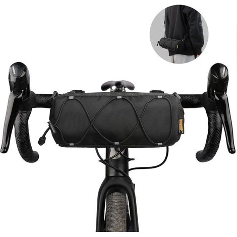 Sacoche de guidon de vélo - Sacoche avant avec bandoulière pour vélos de course et (1/5)