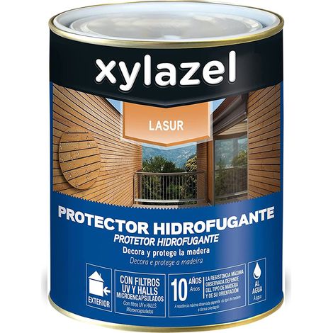 Xylazel Lasur Protector Hidrofugante Mate Natural 750 ml (1/3)