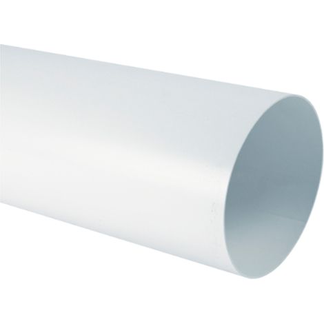 Conducto circular blanco Ø 125×1500 Ø 125×1500
