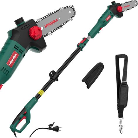 Tronconneuse Telescopique Electrique 750 W, Coupe Branche Telescopique de 162 à 220 CM, Tronconneuse a Perche, Vitesse de Chaîne 11 m/s, Pole Saw pour Élagage des Arbres (1/5)