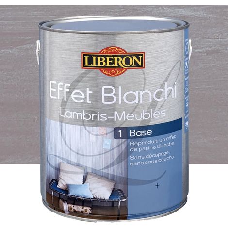 Effet Blanchi Lambris-Meubles LIBÉRON Mine de plomb 2,5 L (1/2)
