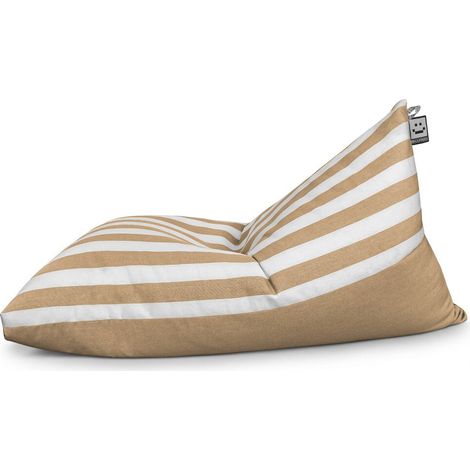 Pouf Pyramide Toldotex Beige pour Extérieur ou Intérieur XL beige