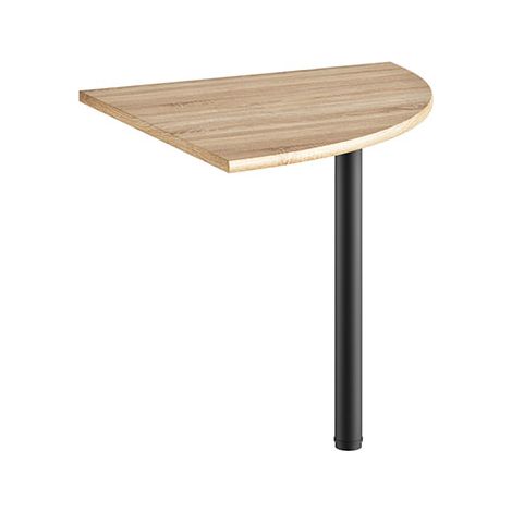 Angle de liaison pour bureau 80x80x74 cm sonoma et gris - RAFAEL