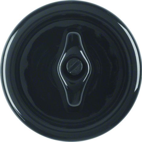 1930 Enjo+manette rotativ noir Porcelaine by Rosenthal - HAGER WMV785N (1/2)
