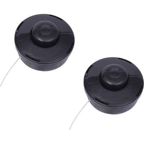 Set mit 2 Universal-Freischneiderköpfen A6481 Nylon-Ersatzspule für Trimmer-/Freischneider-Schneidkopf M10 x 1,25 für Benzin-Freischneider