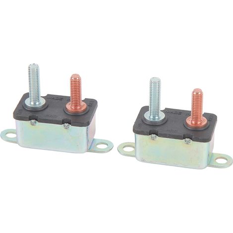 Disjoncteur à réarmement automatique 12 V/24 V, à fixation par goujon, pour applications automobiles et navales, 50 A (1/5)