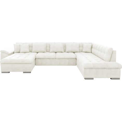 Sofá rinconero Comfivo 128, Izquierda, Función de descanso, 348x205x76cm, 0 (1/5)