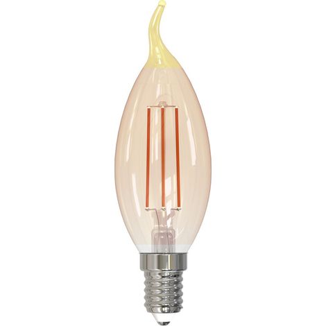 AMP. FILAM. LED, E14, 400LM REMP. 35W, BGIE C35, AMBRE, BLC CHD, FLAMME HAMA