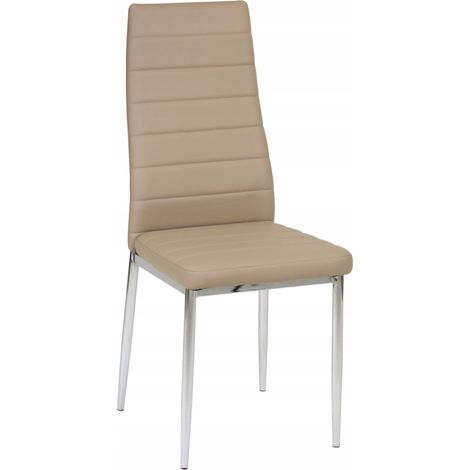 SEDIA DA UFFICIO, FURNITEX, PARALUME BEIGE CHIARO, GAMBE IN METALLO FURNITEX (1/5)