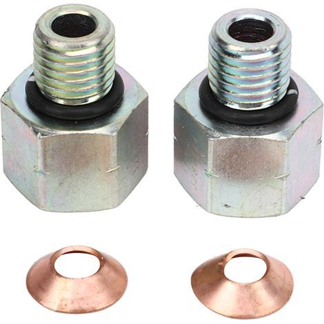 2 Pièces Raccord d'alimentation d'huile turbo, connecteur de tuyau de turbine, pièces de rechange pour Dodge 1989-1998 (1/5)