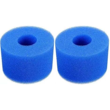 Lot de 2 filtres lavables pour jacuzzi compatibles avec les spas Intex Pure Spa et Bestway Lay Z Spa filtre S1 et Lay Z VI cartouches filtrantes de rechange (1/5)