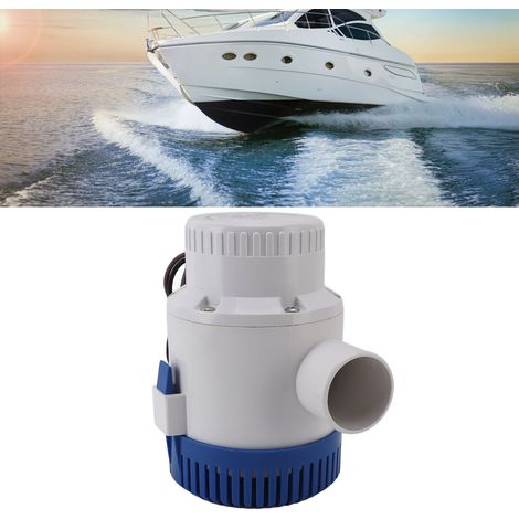 Automatische DC-Tauchpumpe mit 4000 GPH (1516 l/h) Förderleistung und robustem ABS-Gehäuse für Garten, Teich, Pool, Spa, Boot, Wohnmobil – 52-mm-Direktanschluss, 8 m Tauchtiefe (1/5)