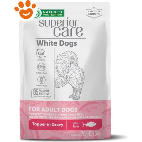 Natures Protection Dog Superior Care White Coat Tonno - Bustina 70 Gr -