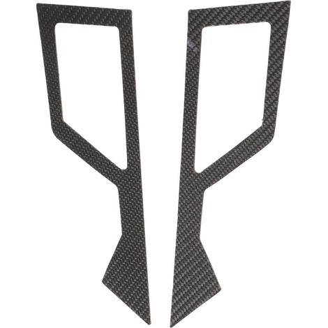 Lot de 2 panneaux arrière décoratifs en fibre de carbone pour UTV Polaris RZR PRO XP (à partir de 2021). Protection élégante et de remplacement. (1/5)