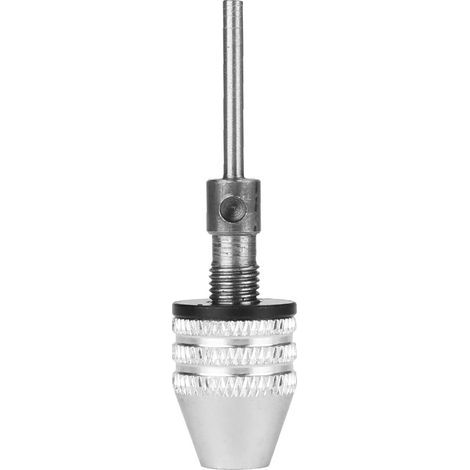 Keyless chuck for electric milling machine – 0.3–3.4 mm, hand-tightening chuck, aluminum and carbon steel body (1/5)