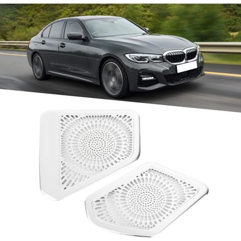 pièces de garniture de sortie d'air de climatisation de tableau de bord, cadre de moulure de climatisation, couvercle en maille, compatible avec les modèles BMW Série 3 G20 et G28 (2020) (1/5)