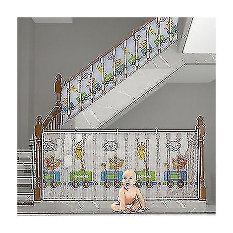 Treppenschutznetz, Balkonschutznetz, bedruckt, kindersicher – 6 m x 78 cm (1/5)