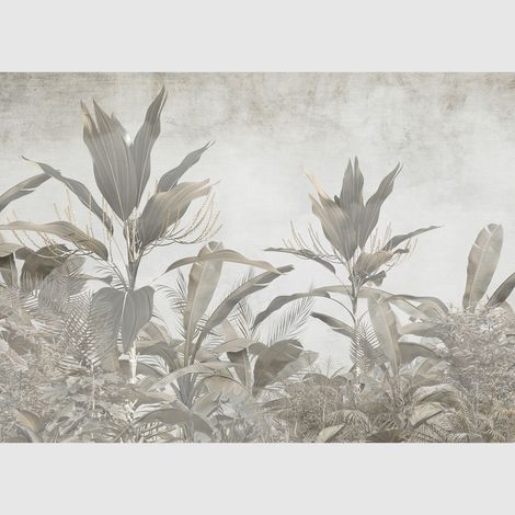 Papier peint intissé - Feuilles tropicales - 375x270 cm