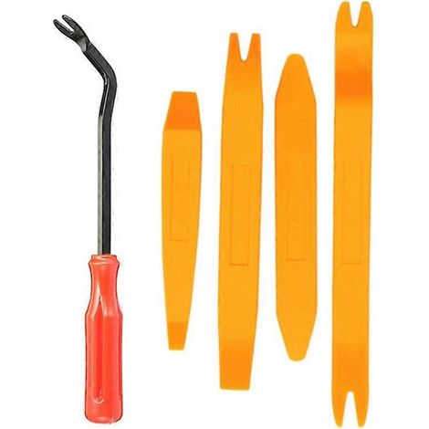 Kit d'outils de démontage en 5 pièces : levier en plastique pour panneau de porte et outil intérieur (1/5)