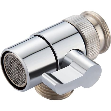 Robinets de Salle de Bain Douche Systèmes de Douche  Robinet Adaptateur Cuisine Diviseur Divister Vanne Connecteur d'eau pour la Douche de Bidet (1/5)
