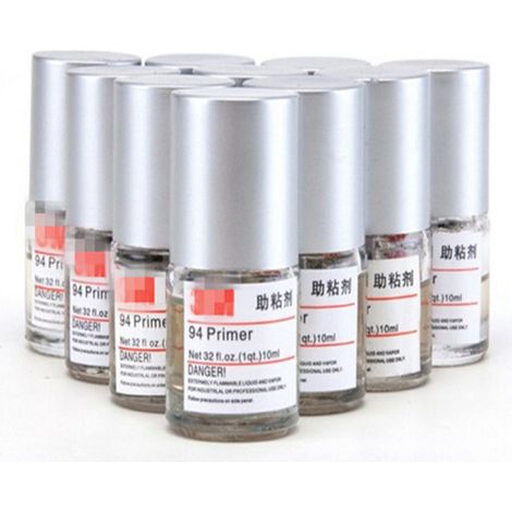 Tbest Haftvermittler für Auto-Schaumklebeband, Primer für Autoverpackungen, 10 ml, hohe Hitzebeständigkeit für Glas, Kunststoff, Gummi, Metall.