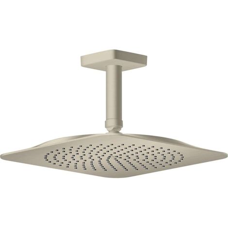Axor Citterio C - Soffione doccia 27x27 cm, nichel spazzolato 28792820 (1/2)