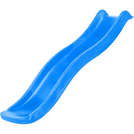 Axi Sky175 Toboggan À Eau En Bleu - 175 Cm Élément Complémentaire Pour Aire De Jeux / Maison De Jeu Enfant Toboggan Pour Hauteur De Estrade 90 Cm