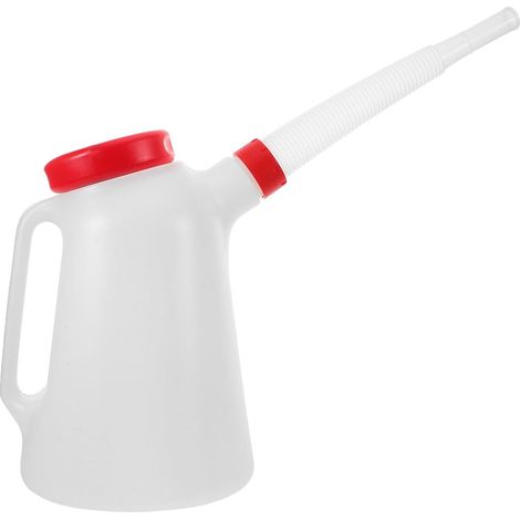 Broc Verseur Gradué Huile Moteur 5l en Plastique Rouge (1/5)