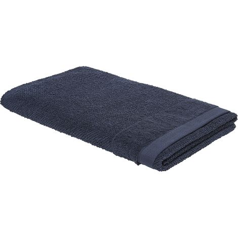 Maxi drap de bain ORGANIC coton bio 450 g/m² 90x150 cm Bleu Navy (1/3)