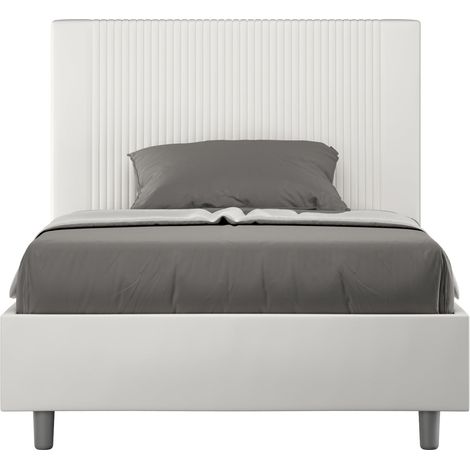 Letto Matrimoniale Extra Large 200x200 cm Senza Rete Goya Bianco