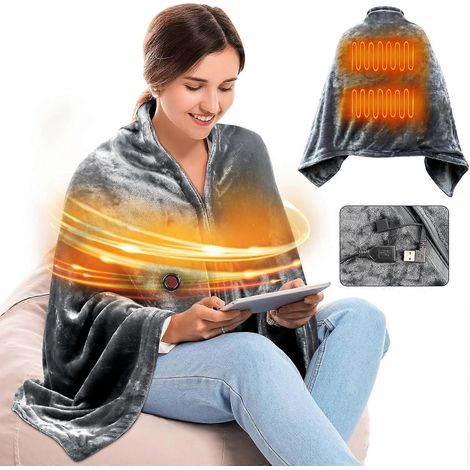 Couverture lectrique USB, petite couverture lectrique, couverture chauffa (1/5)